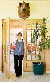 entree du restaurant Le Sanglier